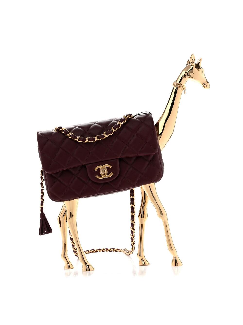 Chanel Lambskin Quilted Mini Giraffe #341069C28B